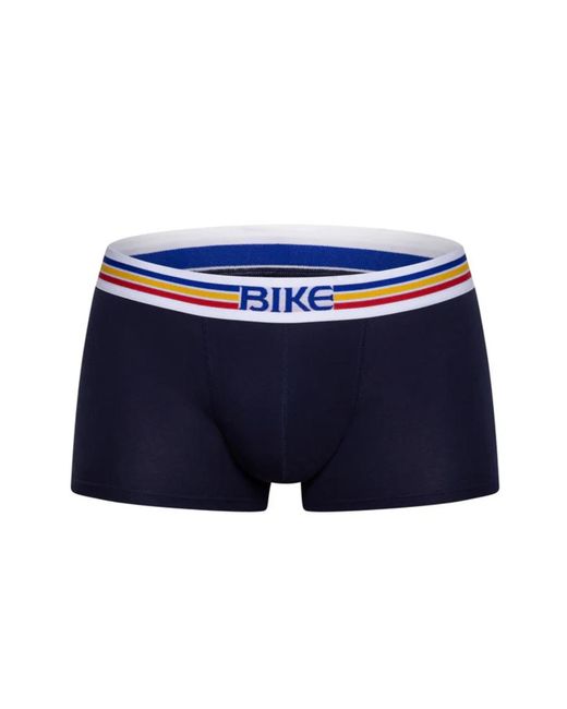 Bike Athletic Blue Stretch Cotton Trunk Underwear for men