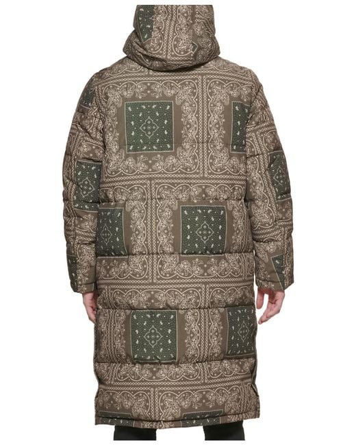 Levi's Multicolor Quilted Extra Long Parka Jacket for men