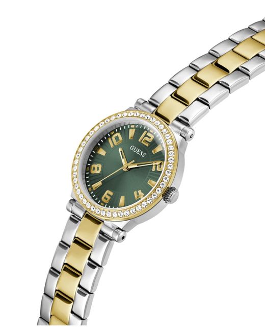 Guess Metallic Analog Two-tone Stainless Steel Watch