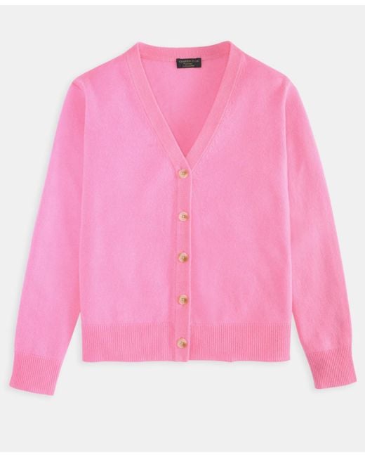 Charter Club 100% Cashmere Cardigan in Pink Lyst