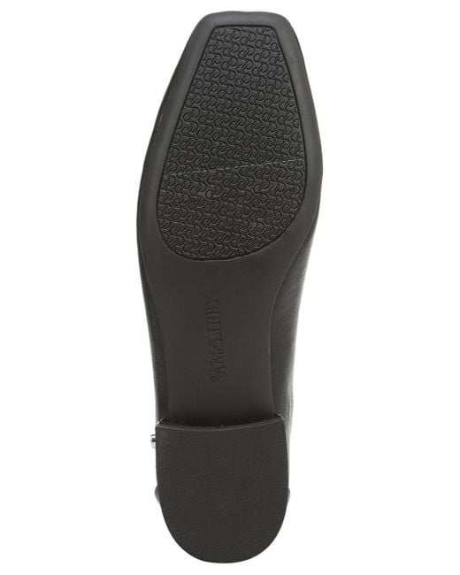 Sam & Libby Black Gretta Square Toe Ballet Flats