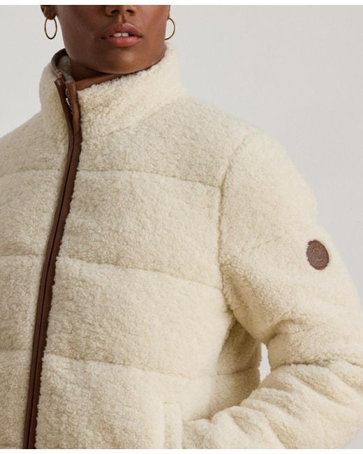 Ralph Lauren Natural Sherpa Jacket
