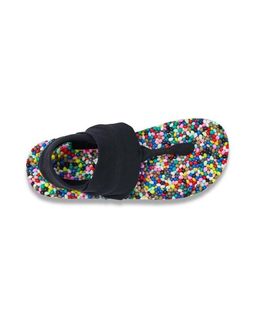 Sanuk Blue Bubble Sling Sandals
