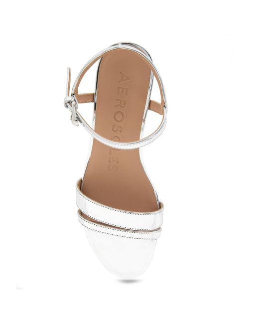 Aerosoles Metallic Witt Round Toe Wedge Sandals