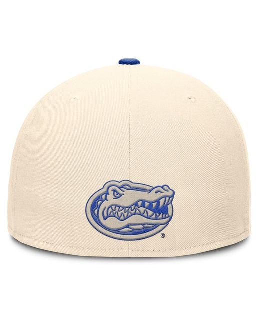 Nike Blue Florida Gators Primetime True Performance Fitted Hat for men