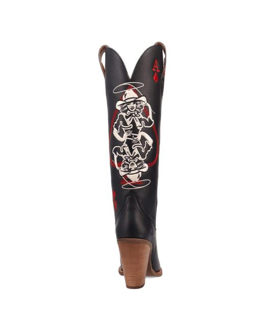 Dingo Black Molly Leather Harness Boot