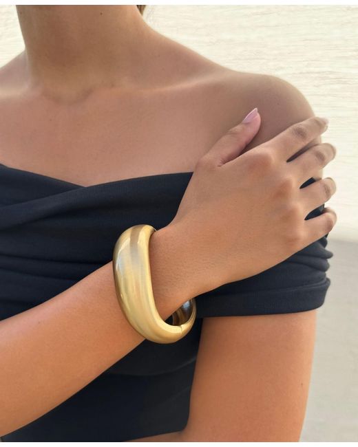 Adornia Metallic Chunky Bangle