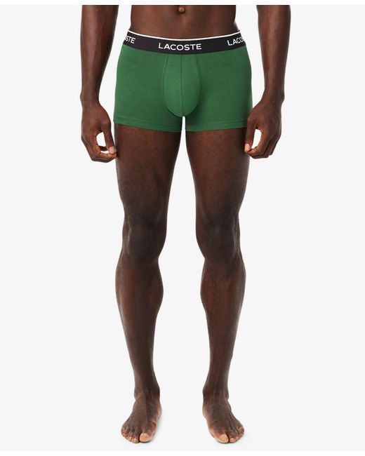 Lacoste White Regular-fit Trunks for men