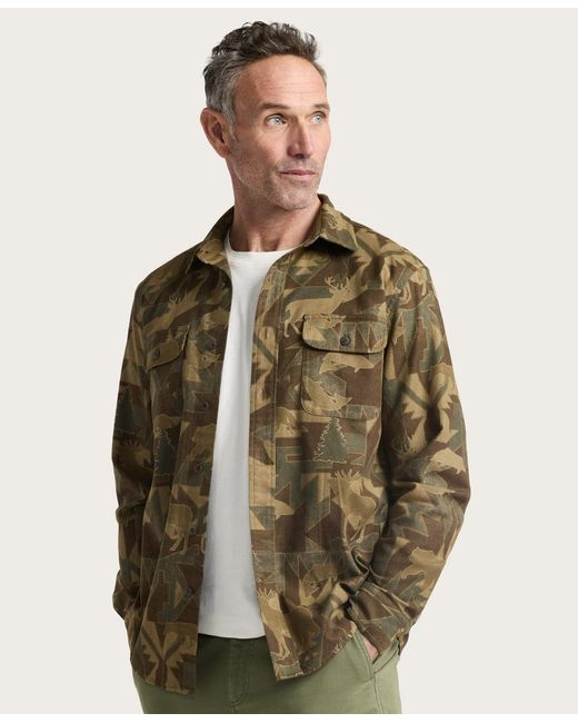 Pendleton Brown Tanner Twill Camo Shirt for men