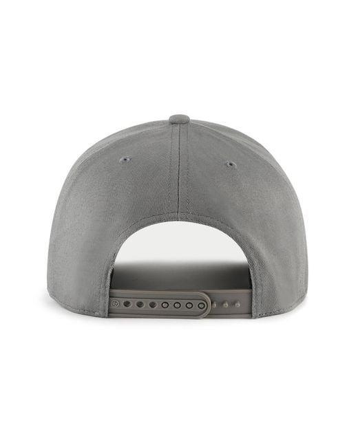 '47 Gray Ohio State Buckeyes Script Fade Hitch Adjustable Hat for men