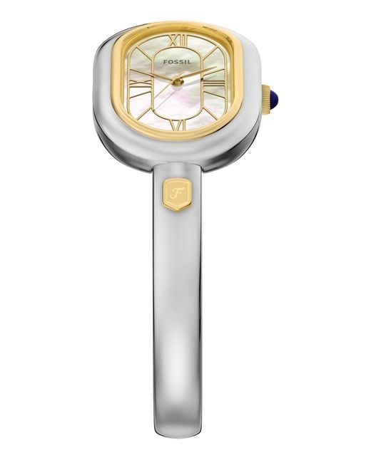 Fossil Metallic Sloan Three-hand Stainless Steel Watch