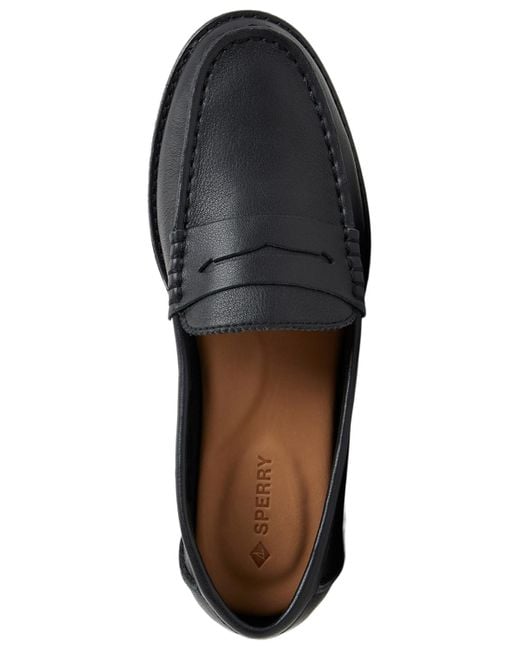 Sperry Top-Sider Black Seaport Penny Loafers
