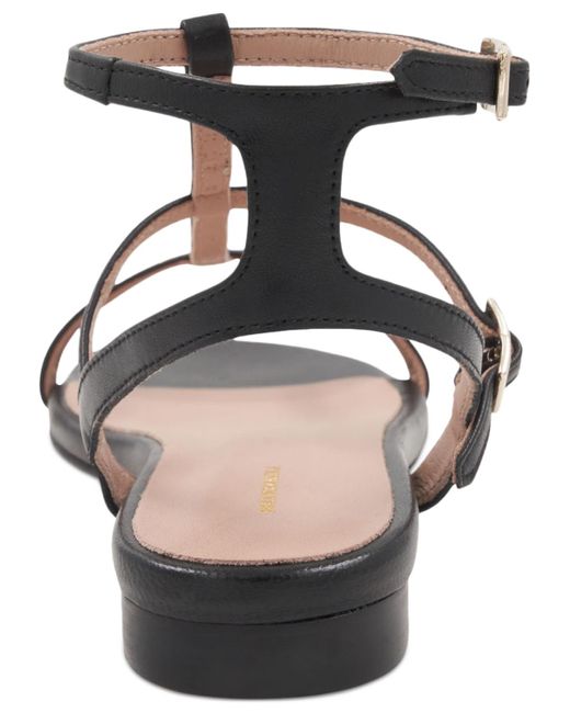 Bruno Magli Metallic Maya Studded Flat Sandals
