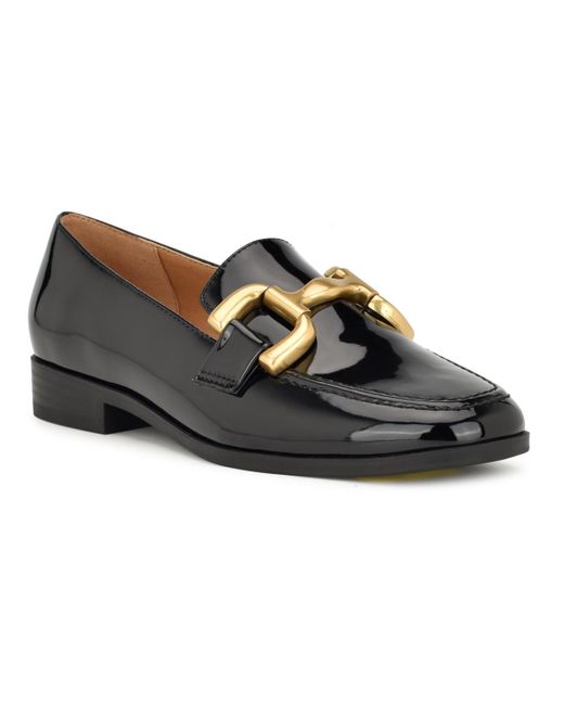 Nine West Black Lilma Bit Dress Loafers
