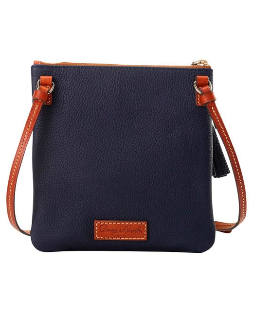 Dooney & Bourke Blue Houston Texans Infield Triple Zip Crossbody Purse