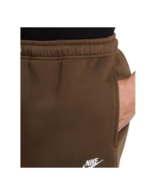 Nike Brown Club Fleece Drawstring joggers for men