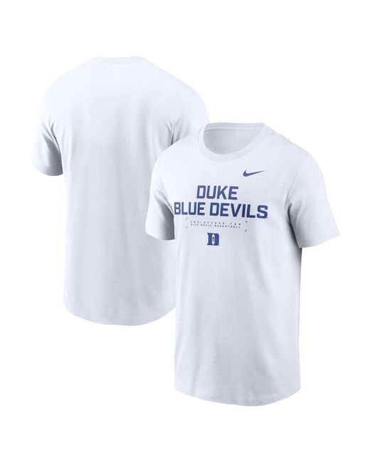 Nike White North Carolina Tar Heels 2025 Courtside Basketball Performance T-shirt for men
