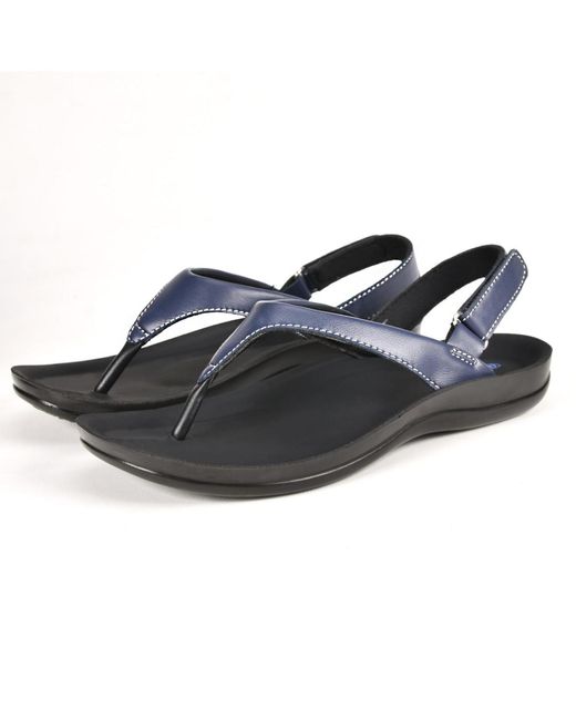 AEROTHOTIC Blue Aura Slingback Sandals