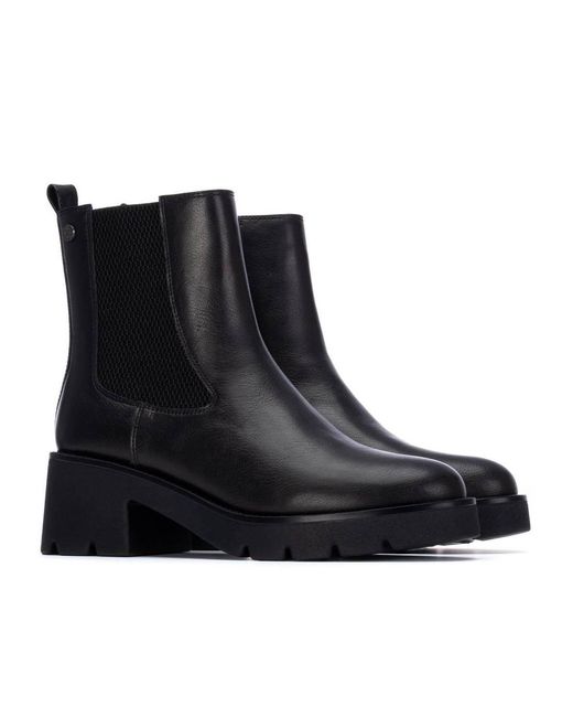 Xti Black Chelsea Booties