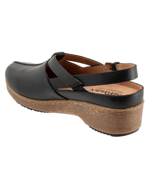 Softwalk® Black Arica Clog