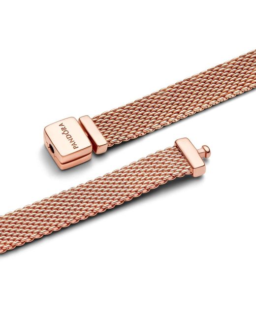 Pandora White Reflexions Mesh Bracelet