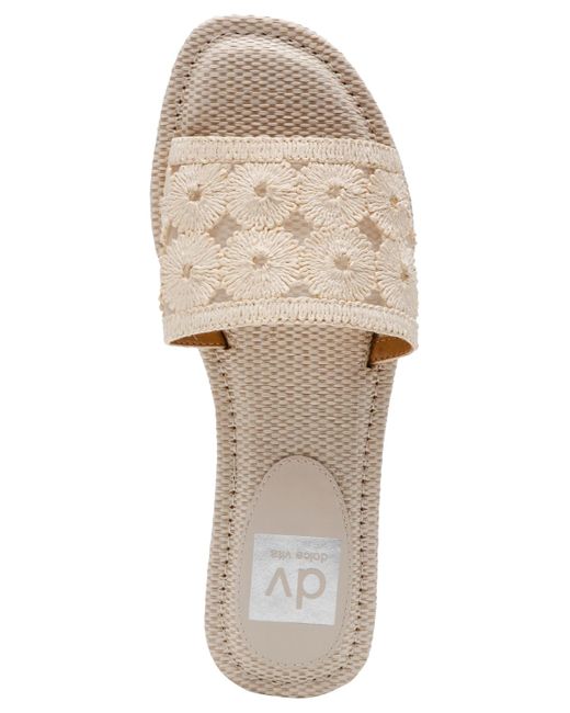 Dolce Vita Jilian Wedges in Mocha Raffia