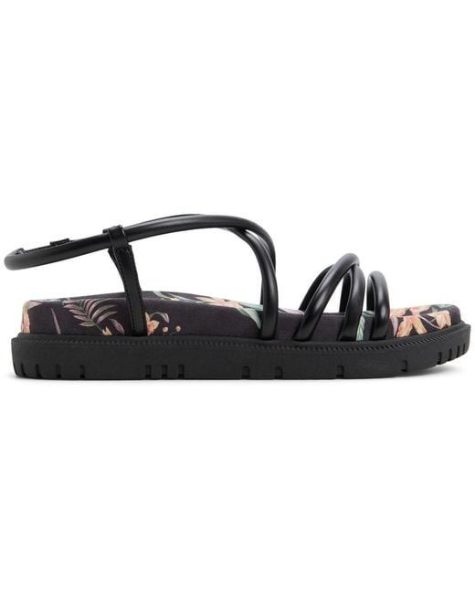 Roxy Black Brooke Strappy Sandals