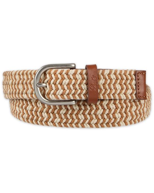 Levi's Natural Fully Adjustable Two-tone Braided Rope Belt