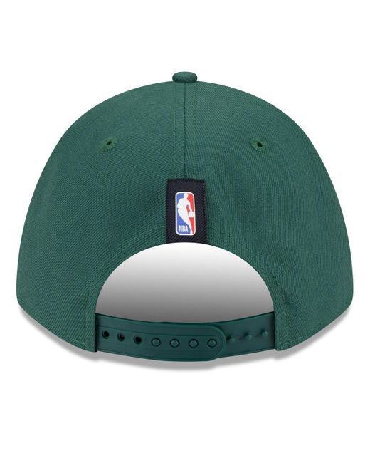 KTZ Green Milwaukee Bucks 2025 Nba Draft M-crown A-frame 9forty Adjustable Hat for men