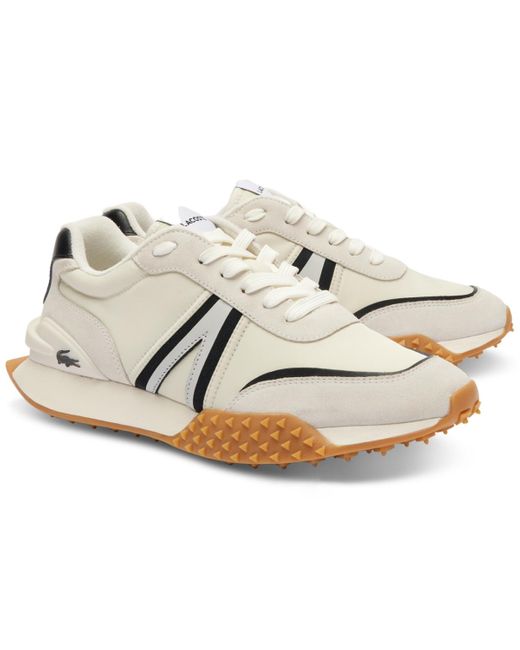 Lacoste White L-spin Deluxe Lace-up Sneakers for men