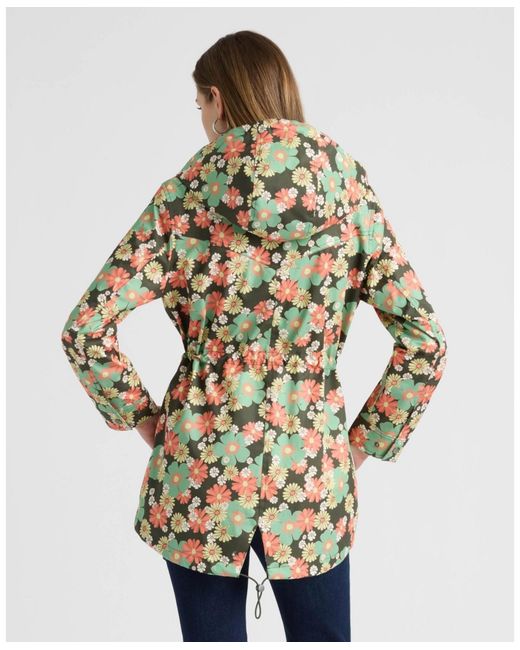 NVLT Metallic Mid Length Rain Jacket