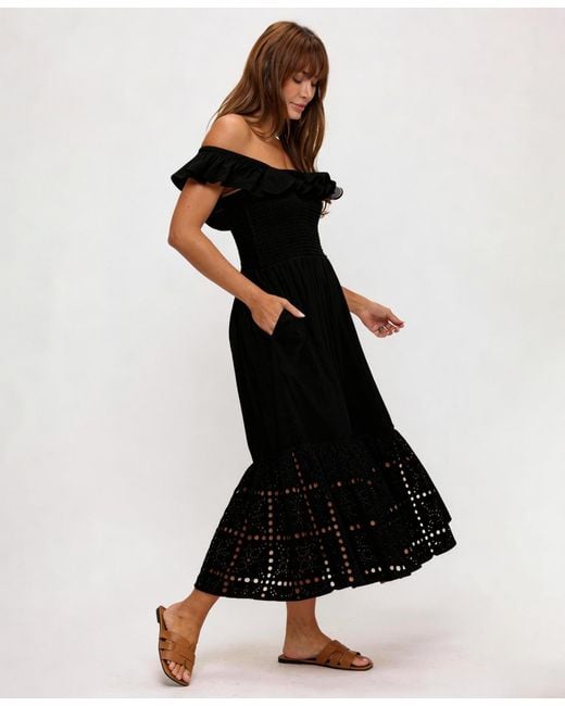 black off the shoulder dress macys Women's Off the Shoulder Little Black Dresses