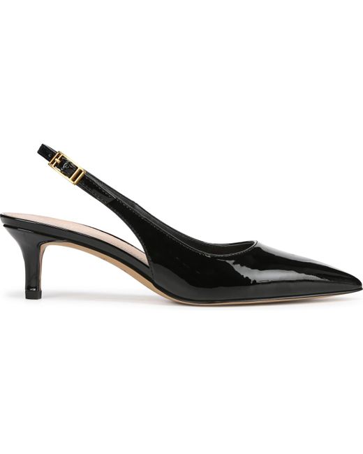 Franco Sarto Black Kate Pointed Toe Slingback Pumps