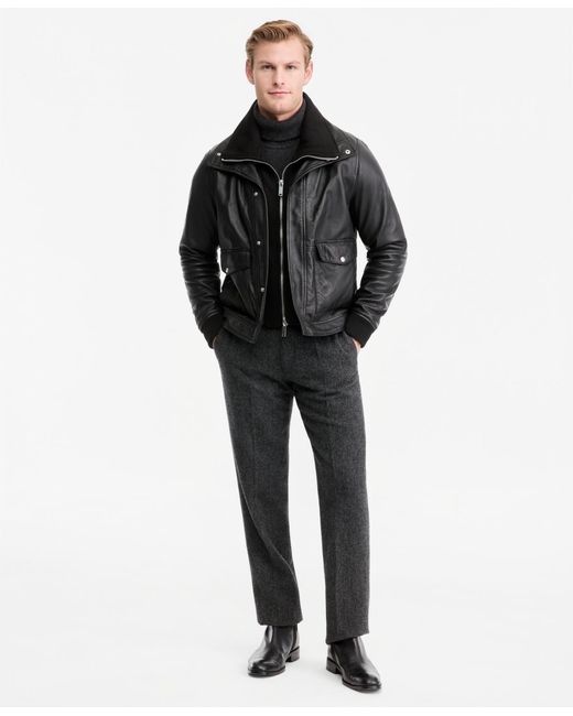 Bagatelle Black Bomber Jacket for men
