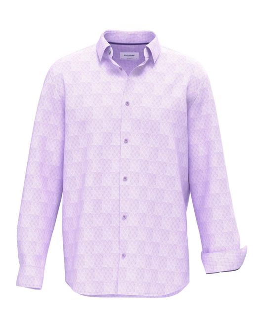 Duchamp Purple Diamond Dress Shirt for men