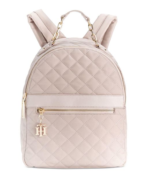 Tommy Hilfiger Charming Tommy Plus Backpack in Natural | Lyst
