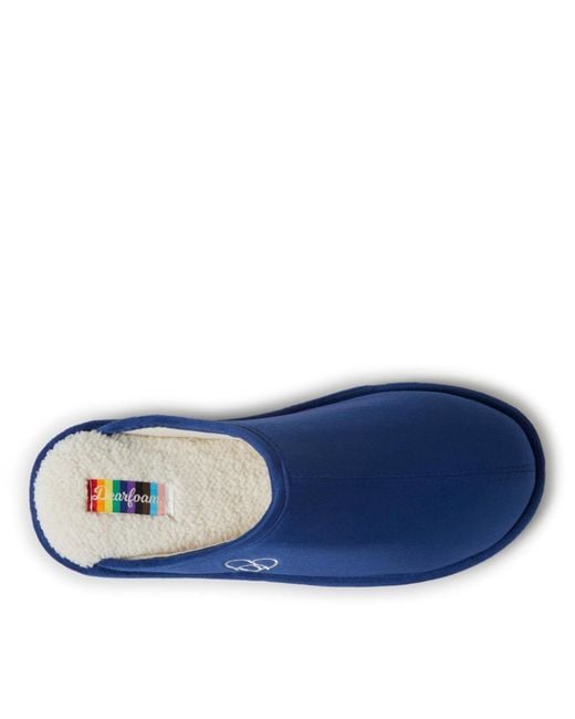 Dearfoams Blue Pride Collection Scuff Slipper