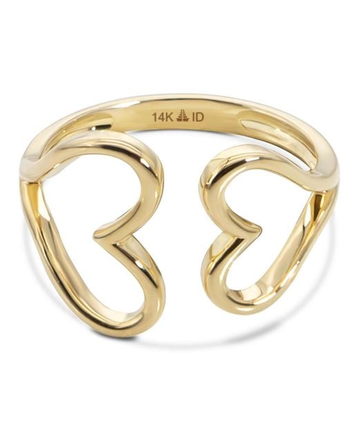 DEVATA Metallic Couple Heart Ring