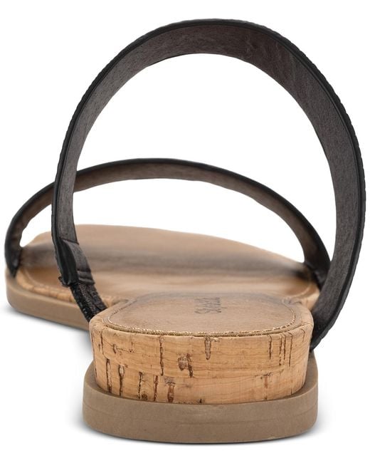 Style & Co. Brown Elliee Flat Sandals