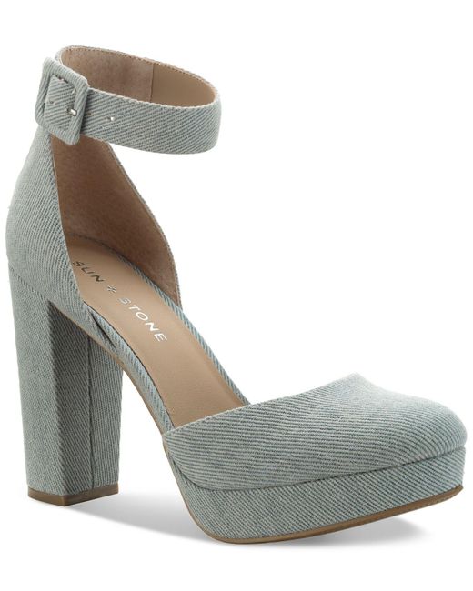 macys block heel shoes
