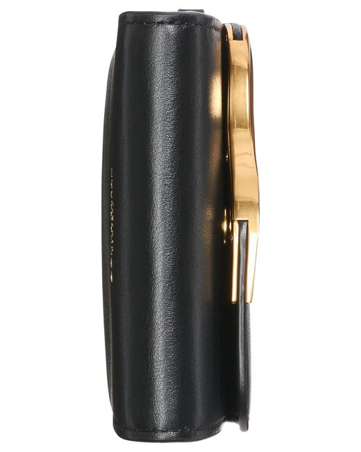 Donna Karan Black Malverne String Wallet