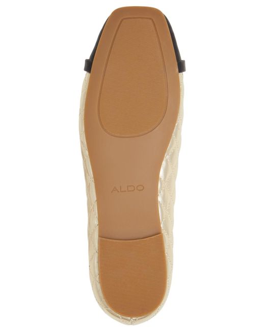 ALDO Multicolor Leanne Quilted Hardware Slip-on Ballerina Flats