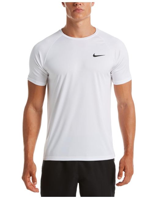 Nike White Short Sleeve Hydroguard Logo T-shirt for men