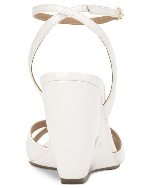 INC International Concepts Metallic Camlyn Wedge Sandals