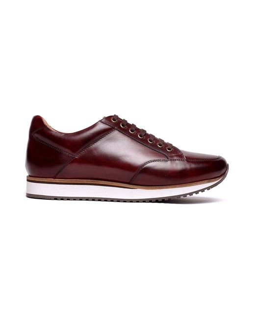 A. Veer Red Brooklyn Sneakers for men