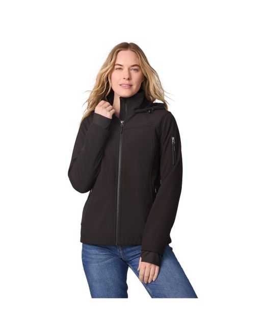 Fyre Shell Jacket Free Country Trailmist Super Softshell Jacket in Black | Lyst