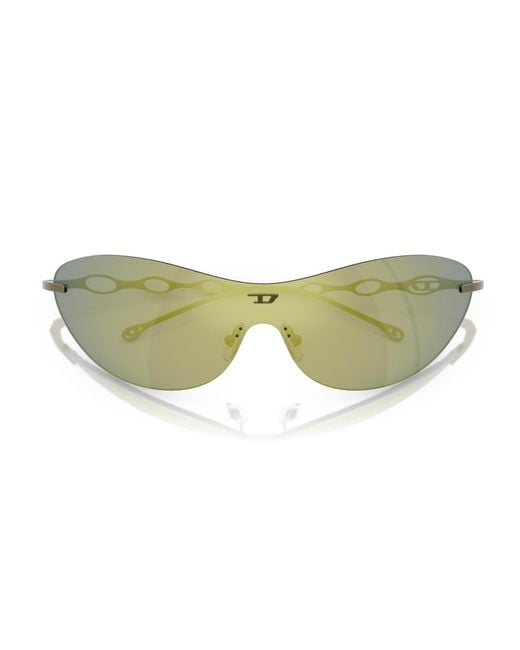 DIESEL Green Large Sunglasses