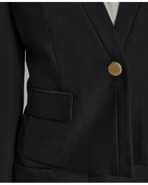 BCBGMAXAZRIA Gray Open Front Jacket