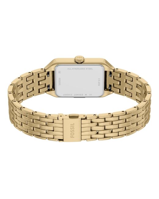 Fossil Metallic Raquel Three-hand Stainless Steel Watch