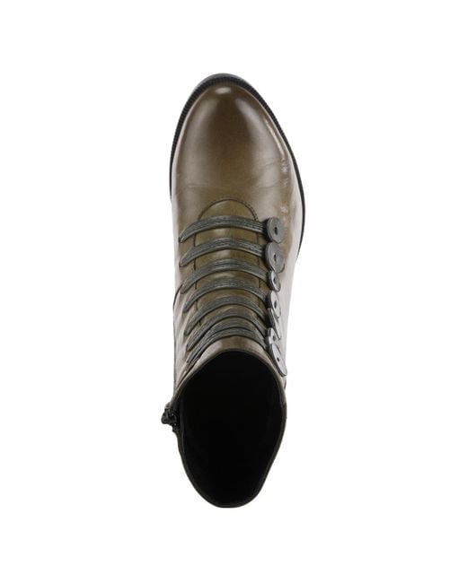Spring Step Brown Garibaldi Leather Mid Boot